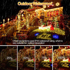 XURISEN 403FT Christmas Lights, 1000 LED Super Long String Lights 8 Modes & Memory Timer Plug in Twinkle Fairy Lights Decor for Home Xmas Party Wedding