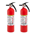 Kidde Auto Fire Extinguisher for Car & Truck, 5-B:C, 3.2 Lbs., Dry Chemical Extinguisher, Strap Bracket (Included) & Fire Extinguisher for Home, 1-A:10-B:C, Dry Chemical Extinguisher, Red
