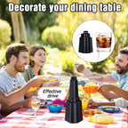 4 Pack Fly Fans for Tables Outdoor Patio, Portable Fly Repellent Fan Fly Spinner Table Top, Food Bug Fans to Keep Flies Away for Picnic, BBQ, Party