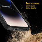OtterBox iPhone 14 Pro Max (ONLY) Commuter Series Case - Black, Slim & Tough, Pocket-Friendly, with Port Protection