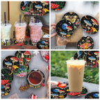 8 Pcs Mushroom Diamond Art Painting Coasters Kits with Holder DIY Mushroom Diamond Art Coaster Non Slip Coaster for Adults Diamond Kits Supplies for Christmas
