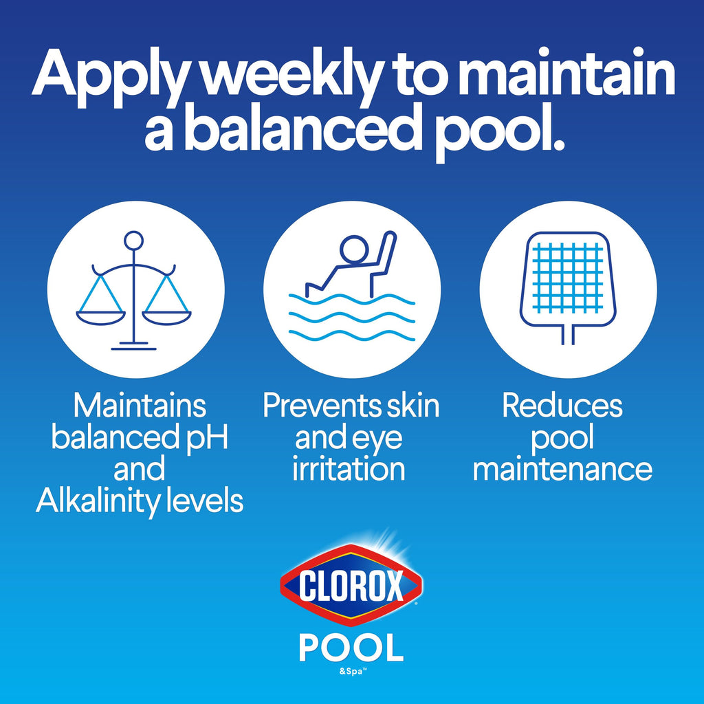 Clorox® Pool&Spa™ Swimming Pool 2-in-1 Perfect Balance, Maintains Balanced pH and Alkalinity Levels, 8LB (Pack of 1)
