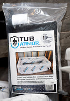 Tub Armor - Maximum Protection During Your Next Bathroom Construction or Remodel Project! No More Scratched or Dirty Tubs!