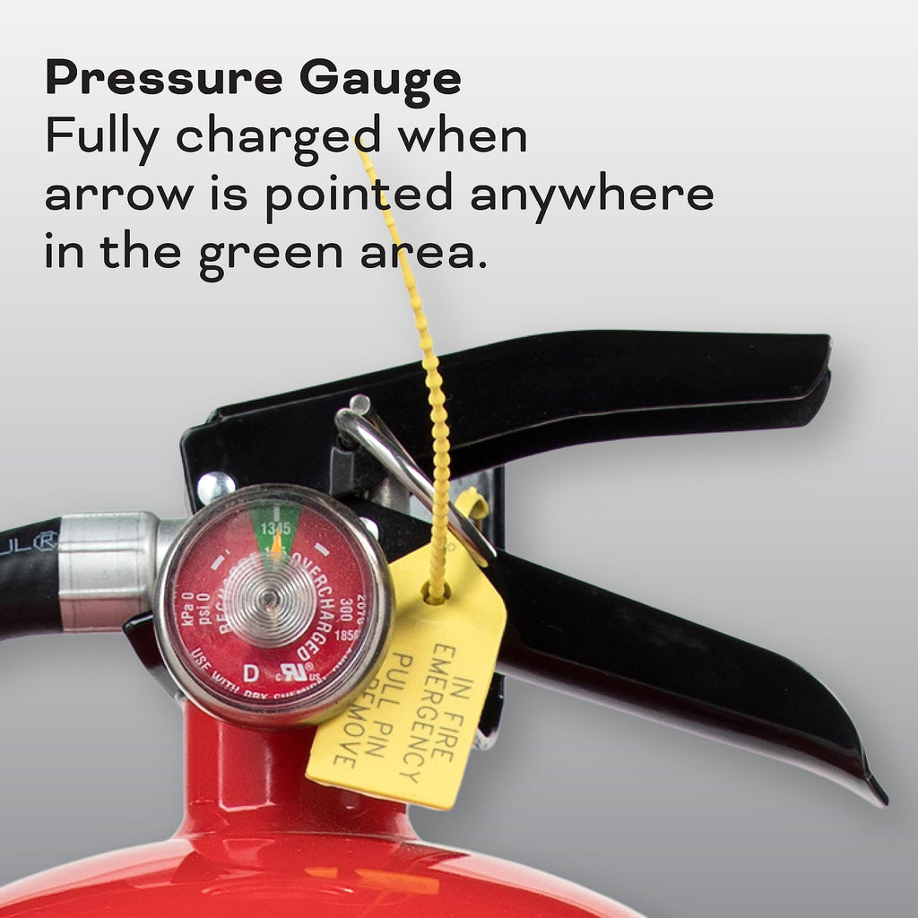 Kidde Fire Extinguisher for Commercial Use, 3-A:40-B:C, 17 Lbs., Refillable & Reusable, Hose & Wall Mount (Included)