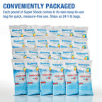 Doheny's Super Pool Shock | Pro-Grade Chlorine Shock, Quick-Dissolving, Fast-Acting 68% Cal-Hypo Granular Pool Shock | 24 x 1lb Bags, Proudly Made in the USA