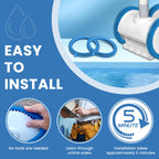 AMI PARTS 896584000-143 Pool Cleaner Front Tire with Humps for Concrete Pools Fits for Poolvergnuegen Cleaners 4 Pack