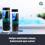 AquaDoc Bromine Tablets and Booster Bundle for Spa Hot Tubs - Includes 1.5lb Spa Tablets and 1lb Bromine Booster - Made in USA