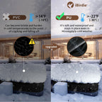 iBirdie Outdoor Waterproof Hot Tub Cover 88 x 88 inch fit 85 x 85 or 86 x 86 or 87 x 87 Square SPA 600D Heavy Duty Weatherproof Protectors Protective Cover Cap