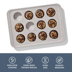 OXO Good Grips Non-Stick Pro Ceramic Coated Metal Bakeware 12 Cup Muffin Pan – Storm Blue