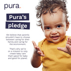 Pura Size 5 Eco-Friendly Diapers (24-35 lbs) Totally Chlorine Free (TCF) Hypoallergenic, Soft Organic Cotton, up to 12 Hours Leak Protection, Allergy UK, 3 Packs of 20 (60 Count)