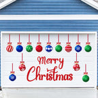 90shine 31PCS Christmas Garage Door Decorations Magnets - Merry Xmas Ball Holiday Refrigerator Fridge Kitchen Decor(Red, Blue, Green)
