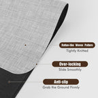 Blvornl Office Chair Mat for Hardwood Floor, 45"x 53" Desk Computer Chair Mat for Hard Wood and Tile Floor, Large Anti-Slip Hard Floor Protector Rolling Chair Mat, PVC Mat Desk Rug for Office Home