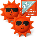 BubbyShine, Hot Tub Scum Absorber for Spa Cleaner - Hot Tub Accessories for Adults, Hot Tub Scum Sponge for Hot Tub Oil Absorbing Sponge for Hot Tub Skimmer, Hot Tub Sponge Scum Remover