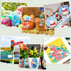 DAPAWIN Oil Based Paint Pen: Permanent Paint Marker, Quick-Dry, Waterproof Paint Set of 24 for Metal, Wood, Easter egg, Rock Painting, Glass, Fabric, Ceramic, Mug, Plastic, Stone, Christmas Stencil