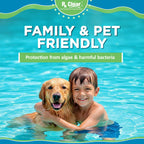 Rx Clear 1" Inch Chlorine Tabs | 10 Pounds | Use Tablets as Bactericide, Algaecide, & Disinfectant in Swimming Pools | Stabilized, Long Lasting, Slow Dissolving, & UV Protected