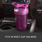 BlenderBottle Classic V2 Shaker Bottle Perfect for Protein Shakes and Pre Workout, 20-Ounce, Black