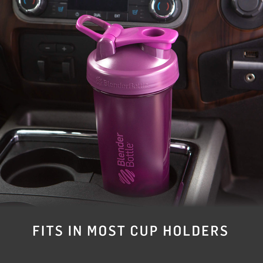 BlenderBottle Classic V2 Shaker Bottle Perfect for Protein Shakes and Pre Workout, 20-Ounce, White