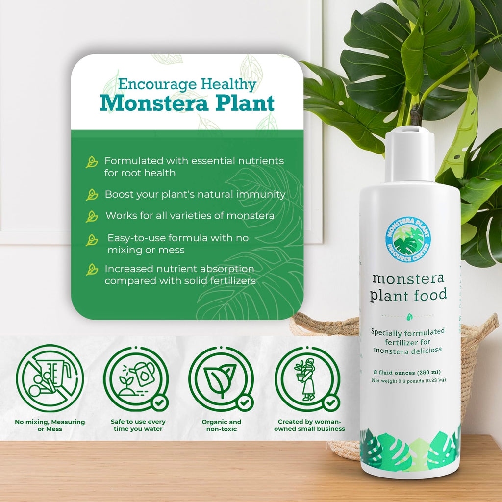 Monstera Plant Food by Houseplant Resource Center | Premium Liquid Fertilizer (5-2-3 NPK) - Ideal for Monstera, Pothos, and Snake Plants (8 Fluid Ounces)