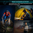 lucdnc LED Flashlight Gloves Gifts for Men Christmas Stocking Stuffers for Adults Cool Gadget Tools Unique Men Birthday Gifts