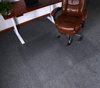 HOMEK Office Chair Mat for Carpet, 46" x 60" Studded Desk Chair Mat for Low Pile Carpeted Floors, Transparent Carpet Protector Mat for Office Chairs