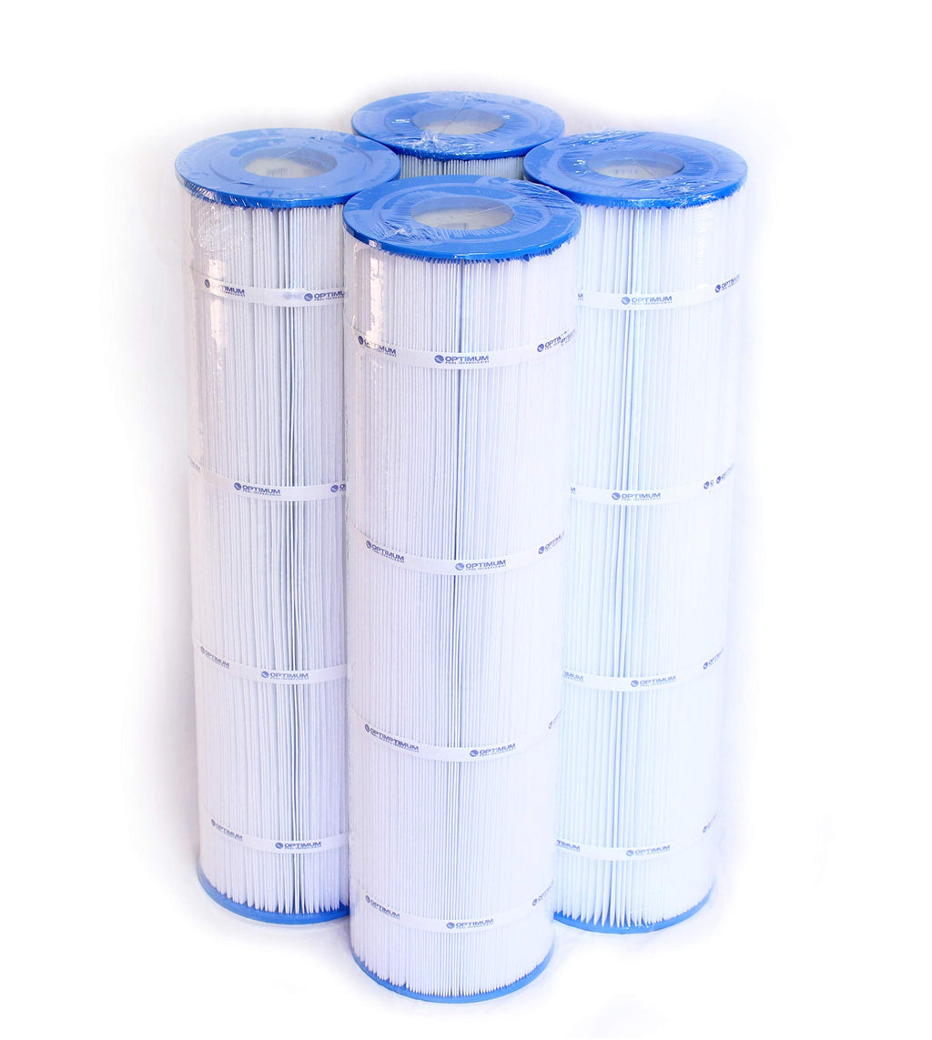 Optimum Pool Technologies Pool Filter 4-Pack, Compatible Replacement for Jandy® CL340 R0554500, Unicel C-7459, Filbur FC-0800, & Pleatco PJAN85 Filter Cartridges