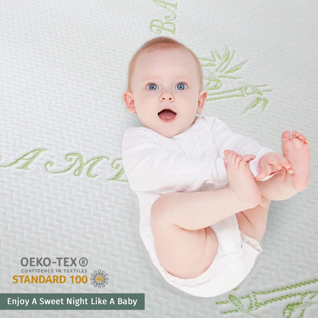 Premium 100% Waterproof Queen Size Mattress Protector, Breathable Mattress Cover Queen Size Bed, Cooling 3D Air Fabric Mattress Pad Cover, Deep Pocket 8"-21"