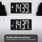 Greater Goods Digital AccuCheck Bathroom Scale for Body Weight, Capacity up to 400 lbs, Batteries Included, Ash Grey