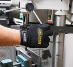 Ironclad GUG04L General Utility Spandex Gloves, Black, Large, Pair