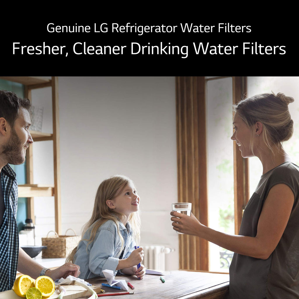 LG LT500P - 6 Month / 500 Gallon Capacity Replacement Refrigerator Water Filter (NSF42 ADQ72910911 , White