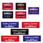 10 Pack Kamala Harris for President 2024 Car Bumper Stickers - Includes 4x6 and 3x9 Inch Waterproof Decals