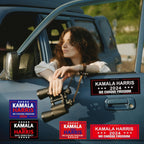 10 Pack Kamala Harris for President 2024 Car Bumper Stickers - Includes 4x6 and 3x9 Inch Waterproof Decals