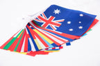 World Flags,International Flags,100 Countries Pennant Banner String National Flags For Classroom Garden Festival Grand Opening Bar Sports Clubs Party Events Decorations
