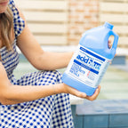 CPDI Champion 4-Pack Acidblue Muriatic Acid for Swimming Pools & Spas, 1 Gallon Each - Low-Fume pH Stabilizer & Cleaner for Concrete & Masonry Surfaces, Clears Rust & Scale Build-Up