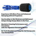 for Polaris Pool Cleaner Parts 15 Pack Polaris 280 Part Sweep Pro Sweep Scrubbers Replacement 2 Hose Tail Scrubber Cleaner Pool Tail Scrubber 280 360 380 180 480 3900