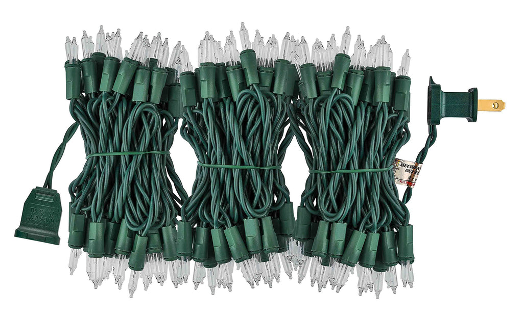 Joiedomi Clear Christmas Lights Outdoor,150 Count Christmas Tree Lights,38.7FT Warm White String Lights with Green Wire,Xmas Decorations for Indoor Party House Garden Yard Home