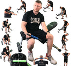 It Band Roller Muscle Roller Massage Stick for Legs Foam Roller for Shin Splints Muscle Roller Stick Massage Stick Shin Roller Stick Roller for Sore Muscles Calf Roller - Blue, Elite Rubber