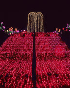 Twinkle Star 4 Pack Outdoor Solar String Lights, Each 39.4 FT 120 LED Solar Powered Valentines Day Decorative Fairy Lights with 8 Modes, Waterproof Silver Wire Light for Christmas Wedding Party, Red