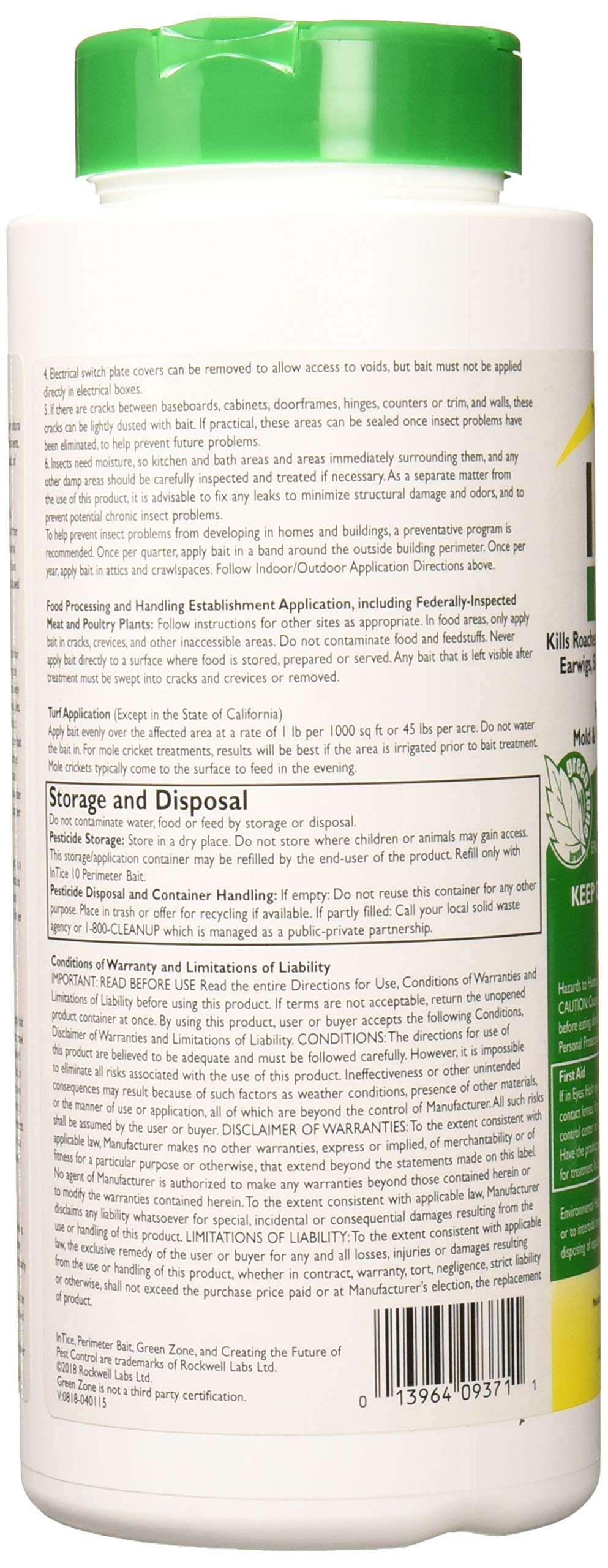 Rockwell Labs ITPF001 InTice 10 Granular Bait, 1