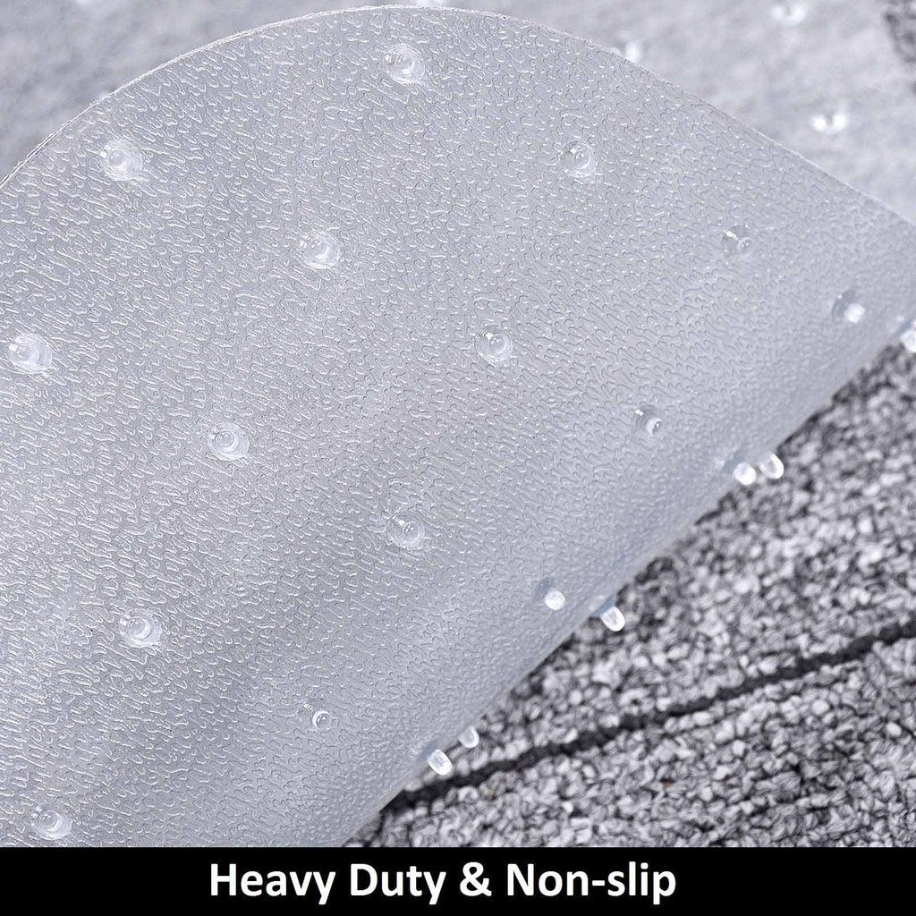 AiBOB Chair Mat for Low Pile Carpet Floors, Flat Without Curling, 36 X 48 in, Office Carpeted Floor Mats for Computer Chairs Desk