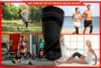 ATHLEDICT Knee Brace Compression Sleeve with Strap for Best Support & Pain Relief for Meniscus Tear, Arthritis, Running, Basketball, MCL, Jogging and Recovery for Men & Women (Black, X-Large)