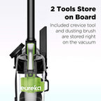 Eureka Powerful Bagless Upright Carpet and Floor Airspeed Ultra-Lightweight Vacuum Cleaner, w/Replacement Filter, Green