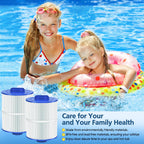 Hot Tub Spa Filter Cartridge, Compatible with Unicel 6CH-502, Filbur FC-0311, Master Deluxe M60506, Magnum AR50, PAS50SV-F2M, Baleen AK-90161, Excel Filters XLS-604 Artesian Spas Filter,2 Pack