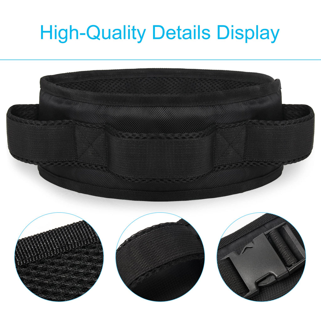REAQER Gait Belt Transfer Belts for Lifting Seniors Walking and Standing Assist Aid for Bariatric, Elderly, Handicap, Occupational & Physical TherapyCaregiver Nurse Therapist