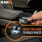 RAK Magnetic Pickup Tool Gifts for Men - Telescoping Magnet with LED Flashlight and 22 Inches Extendable Neck, Cool Gadgets Mechanic Tool, Holiday Gifts for Men, Dad, Husband, Grandpa, Handyman