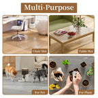 MESHDO Office Chair Mat for Hardwood Floor, 30" X 48" Desk Chair Mat for Hard Floors, PVC Clear Floor Protector for Home and Office Floor Mat - Can't be Used on Carpet