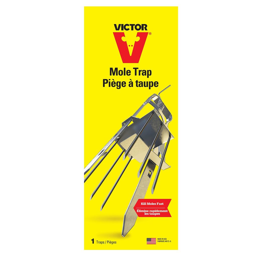 Victor Plunger Style Mole Trap - Kill Moles in Your Yard - Humanely Kill Moles - 0645 - Weather Resistant Trap - Ready to Use