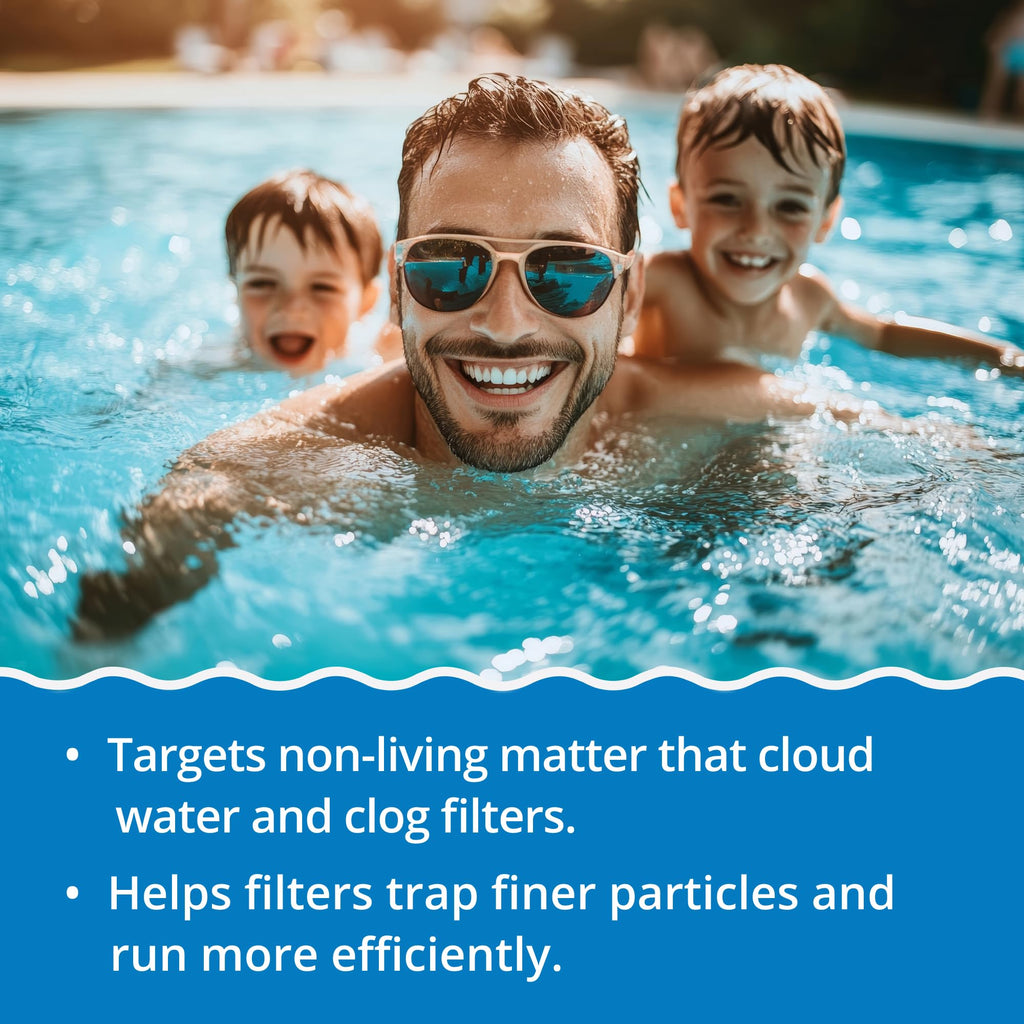In The Swim - Pure Clear + No Phos - Reduces Phosphates & Removes Non-Living Matter for Clearer Water - 3 Liter