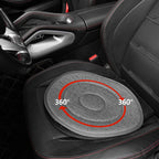 Autotechnx Soft 360 Rotating Seat Cushion for Car Non Slip Swivel Seat Cushion for Car for Elderly Support Gray Office Chair Comfortable Ergonomic Design Odorless Rotating Car Seat 360 for Pregnant