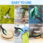 Tottist 6 Pack Grabber Reacher Tool for Elderly, 32" Extra Long Litter Stick Lightweight Handy Claw Grabber for Arm Extension Garbage Gripper Trash Pick up Litter Picker Garden(Green)