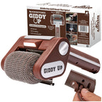 HorsePower Giddy Up Grill Cleaner AS SEEN ON TV! – Cordless, Rechargeable BBQ Tool with 350 RPM Stainless Roller, LED Light – Patents Pending – From BulbHead, a Family-Owned American Brand